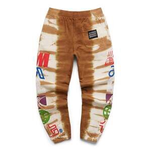 Chinatown Market Air Transit Puff Tie Dye Sweatpants Brown Size Medium NEW